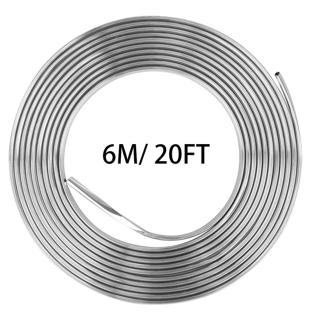 20ft/49ft Cover Strip Chrome Moulding Trim Strip Car Door Edge Guard Protector
