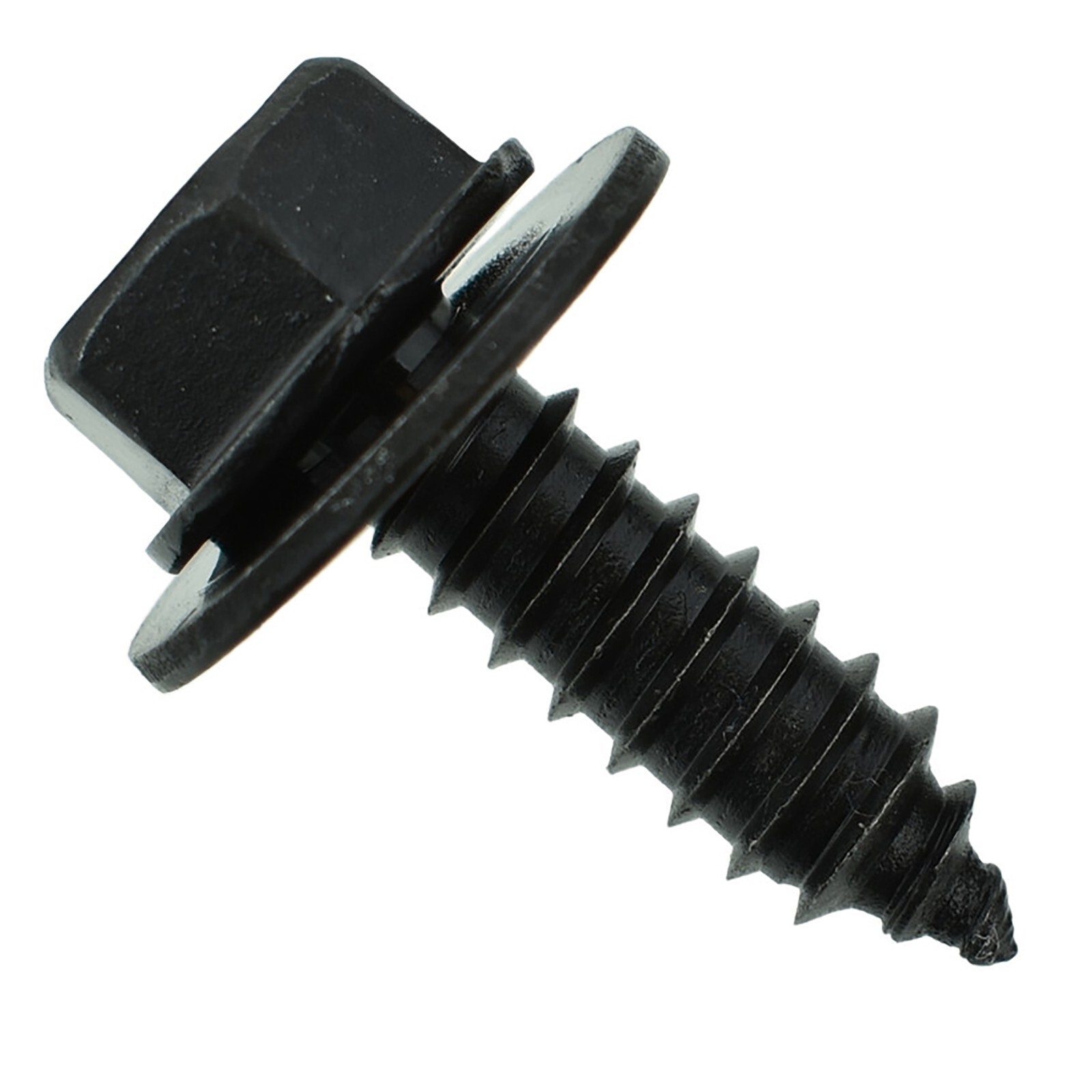 Black Hex Head Sheet Screw – 6.3 – 1.81 x 20 MM Screw – 10 MM Hex – 50 Pack