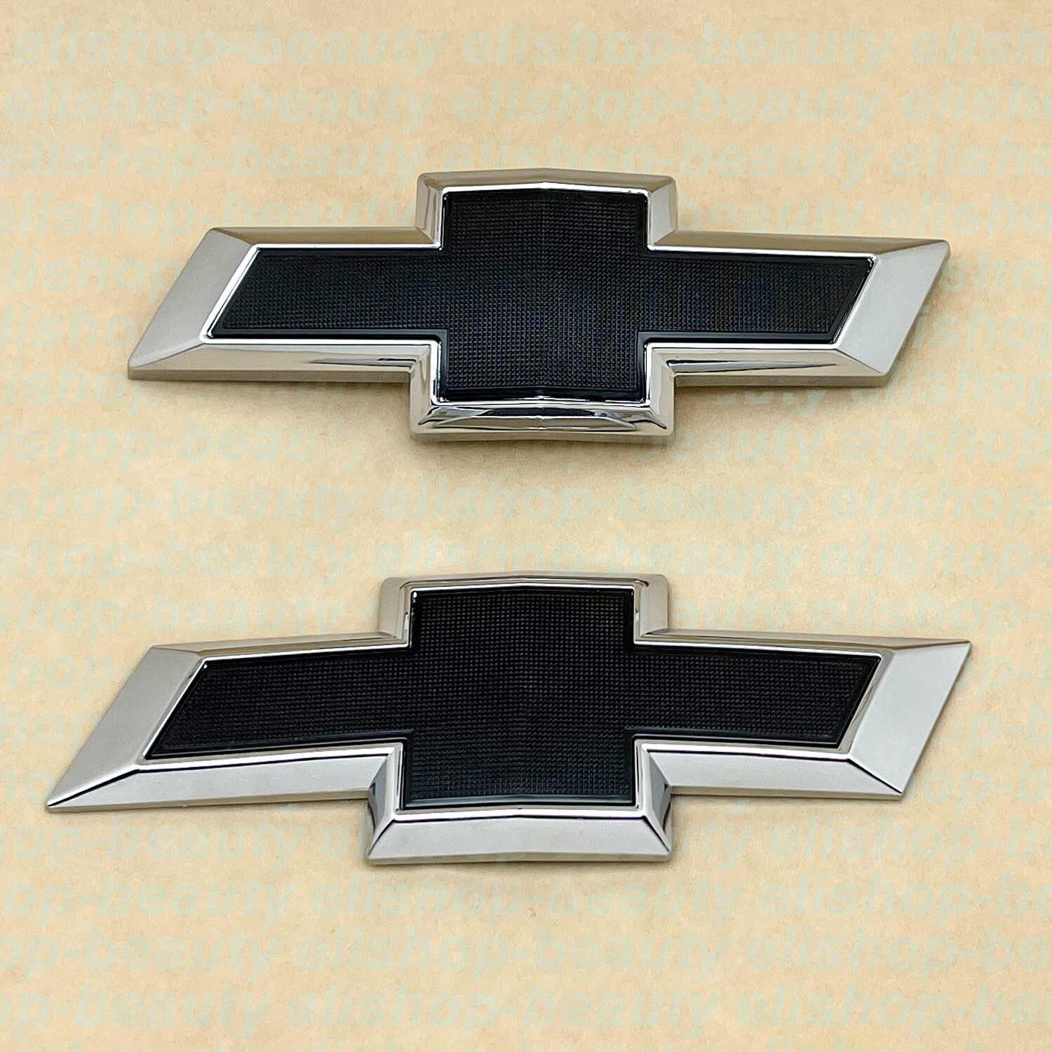 Front Rear Chrome Black Bowtie Emblem Kit Fit 2018-2023 Chevrolet Equinox OEM