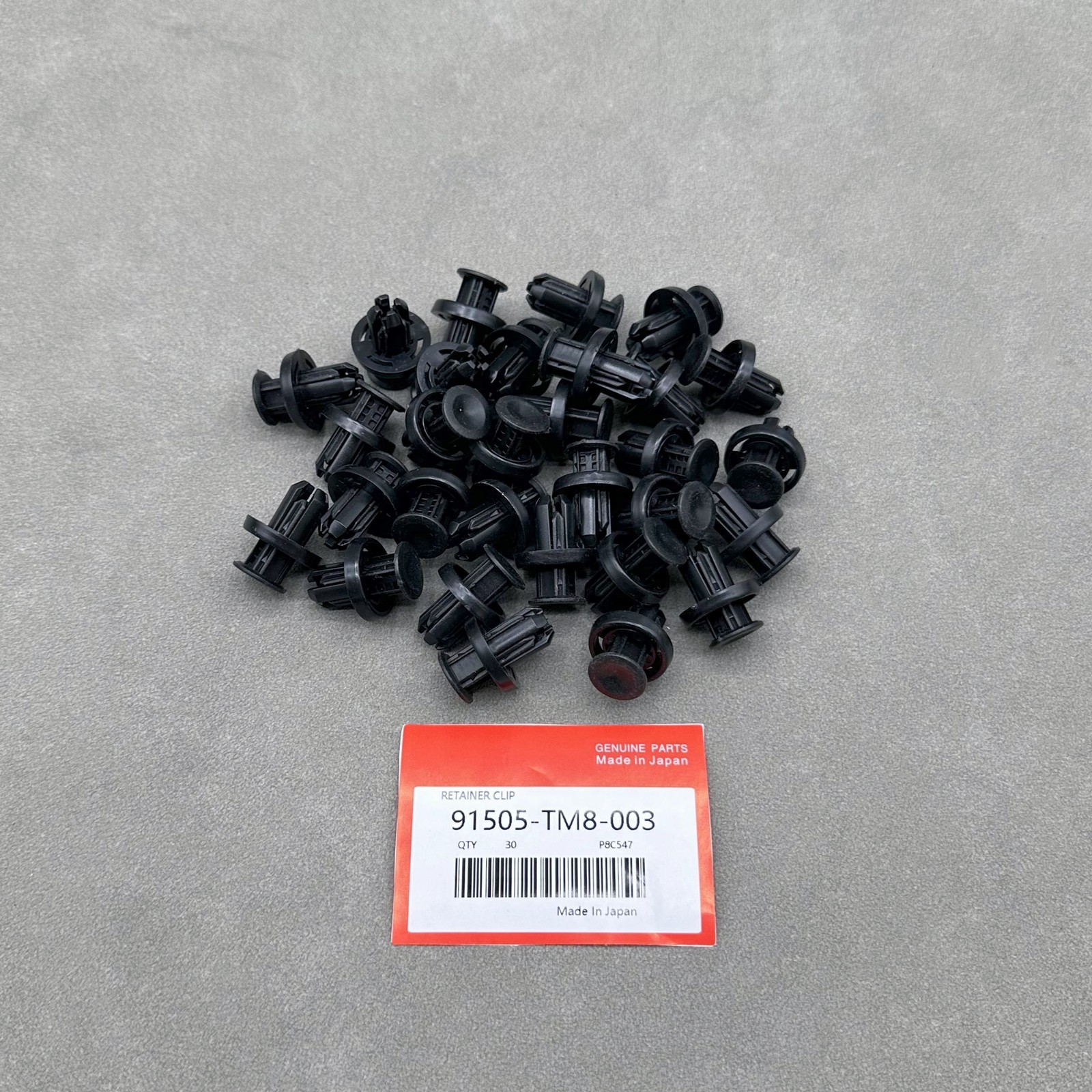 NEW!!! 30PCS OEM FOR HONDA BUMPER / UNDER COVER RETAINER CLIP 91505-TM8-003 USA