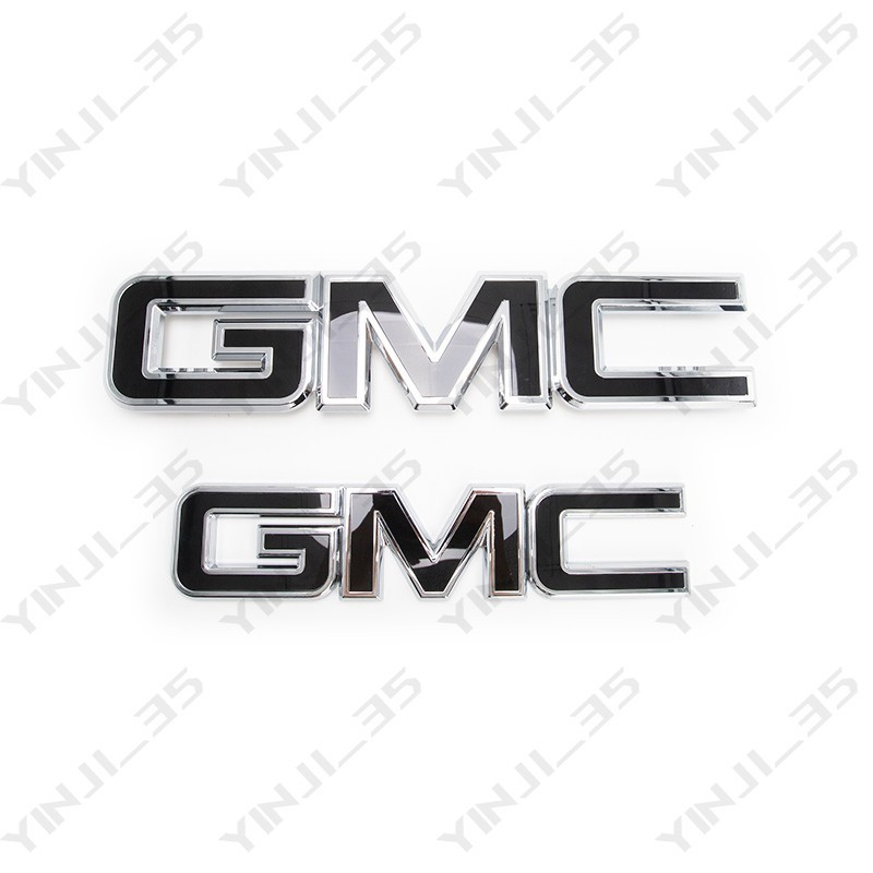 GM Grille Tailgate Emblem Black Chrome for 2015-19 GMC Sierra 1500 2500HD 3500HD