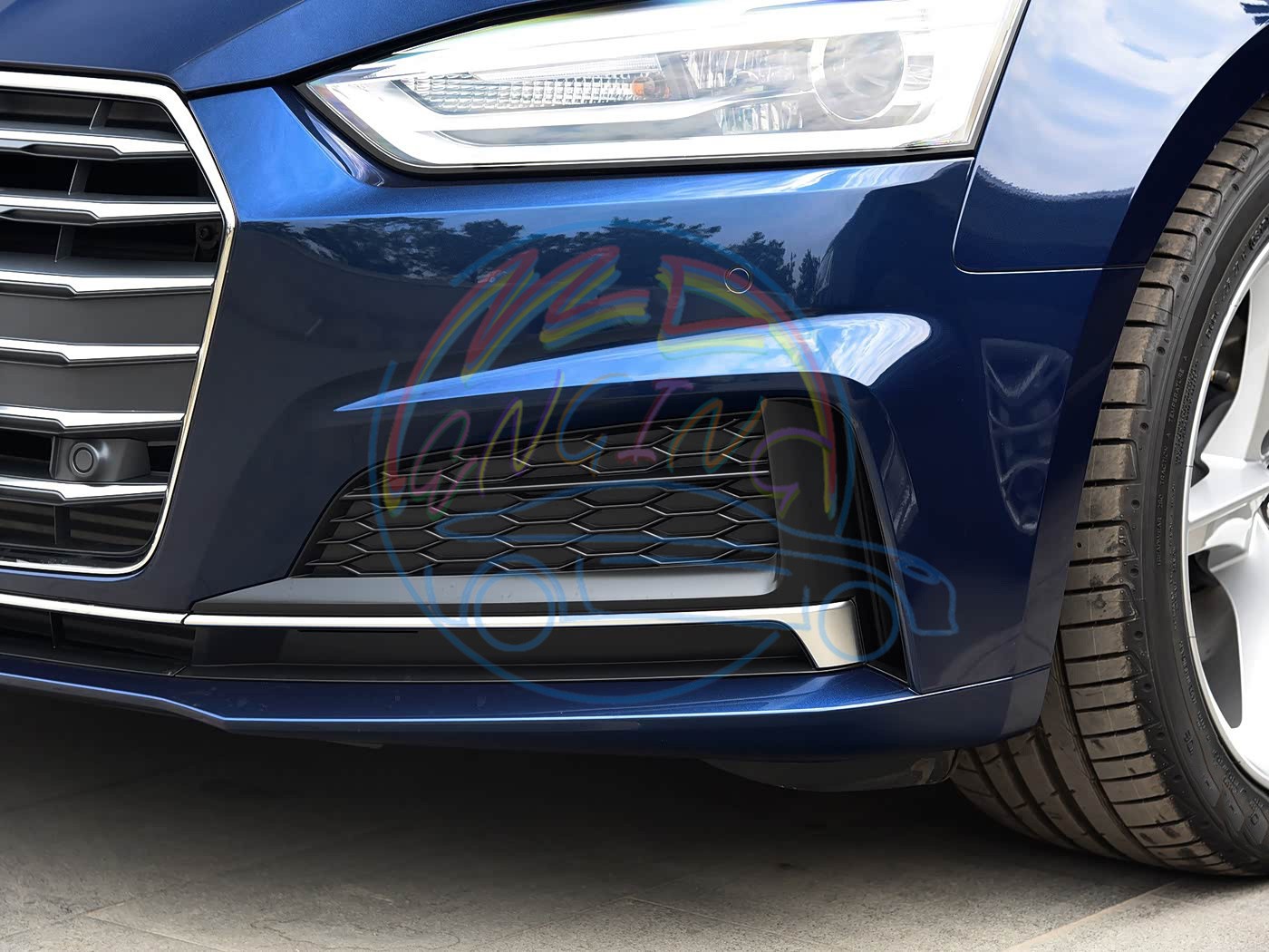 🆗 Left & Right Front Bumper Grille Cover For Audi A5 S-Line Sport 2018-2019