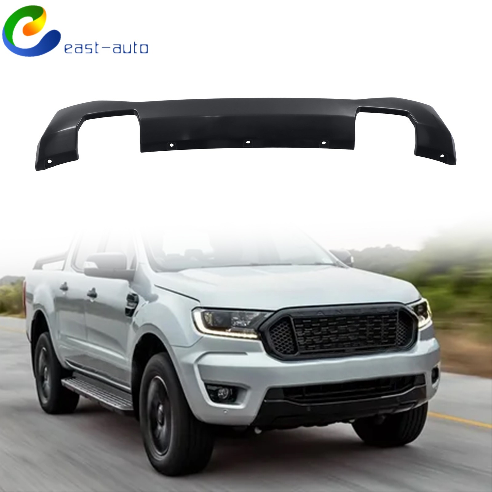 Front Lower Valance Panel Fit For Ford Ranger 2019-2022 2023 Black Plastic New