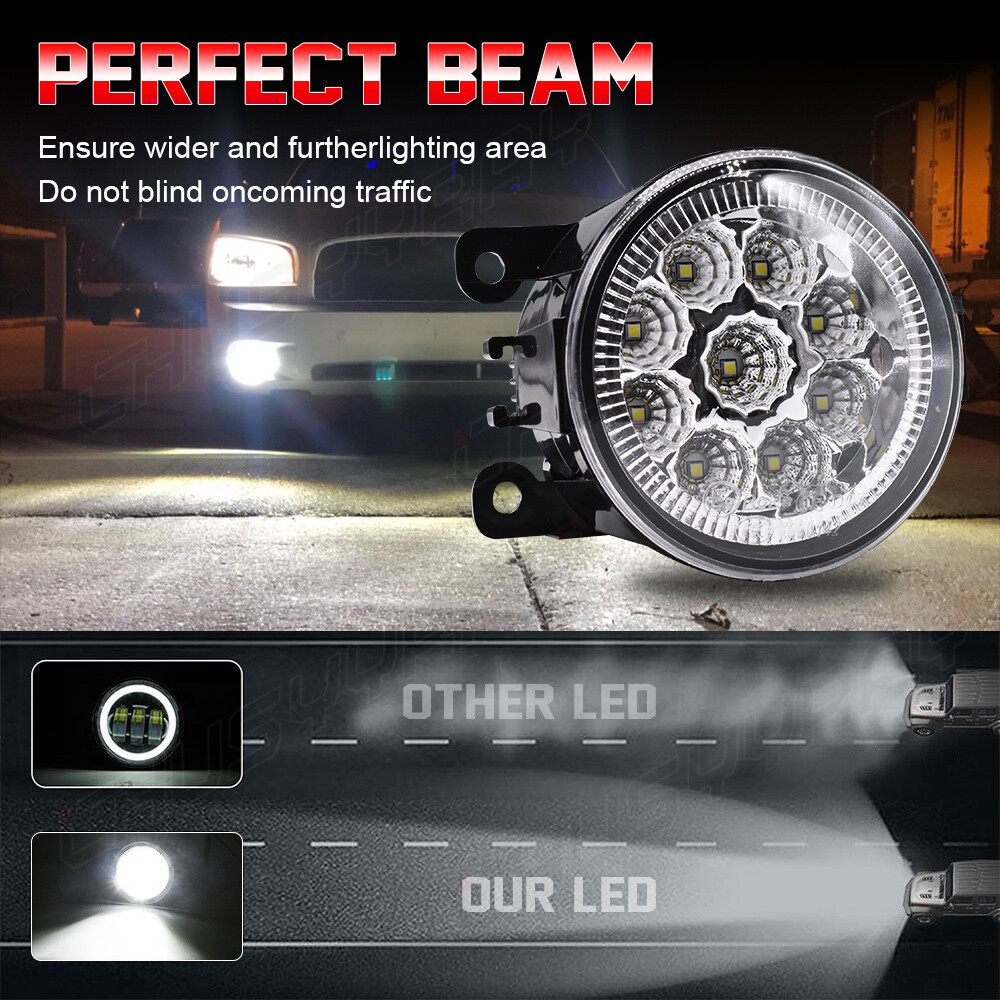 LED Front Fog Light For Nissan Xterra 2004-2012 2013 2014 2015 Replacement Lamps