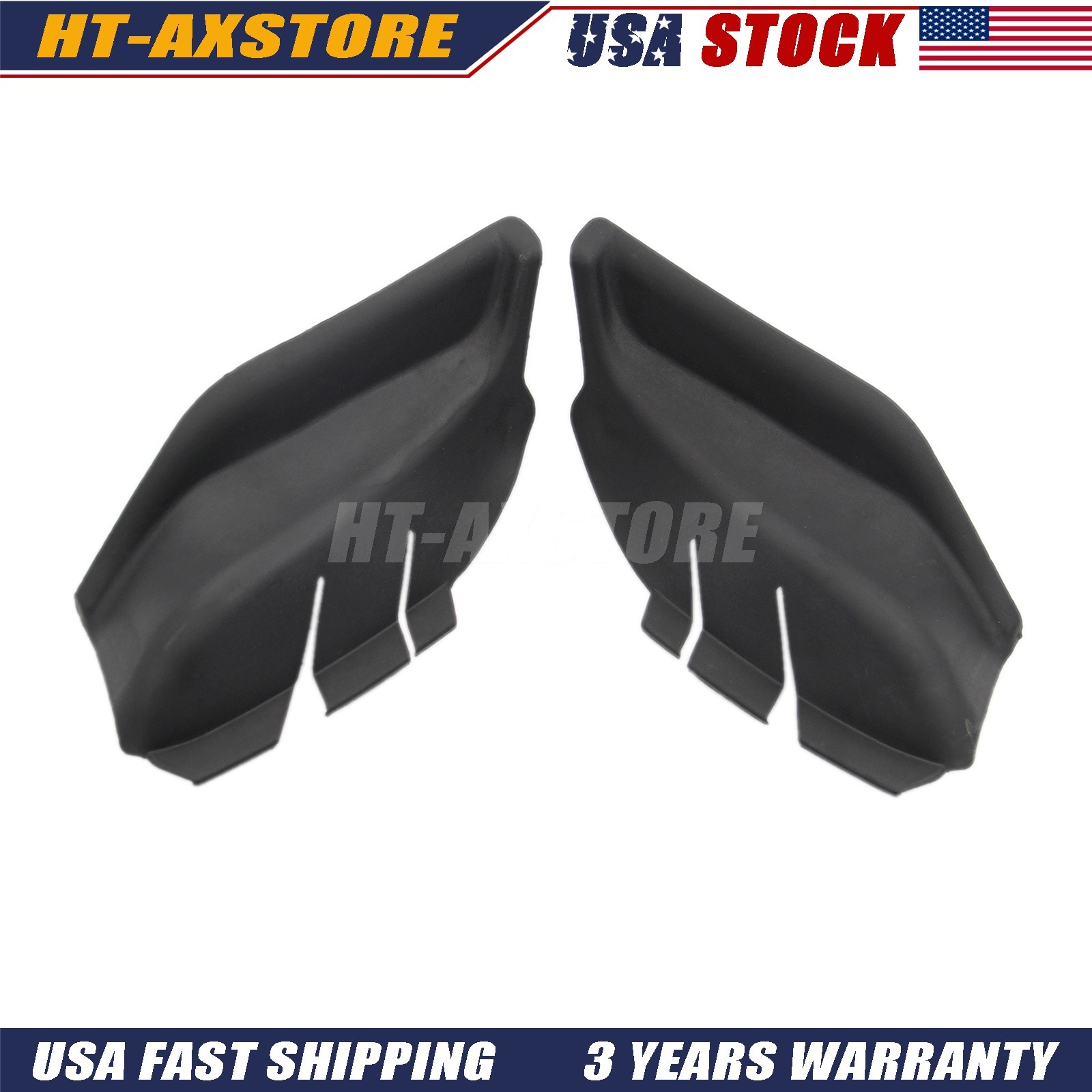 1Pair For Jeep Compass 2018-2025 Left + Right Cowl Side Panel Trims Black USA