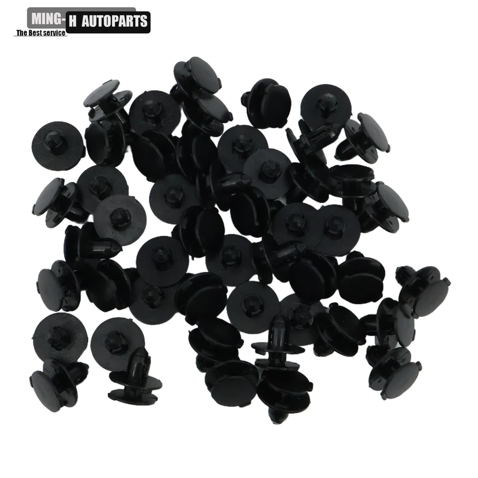 Set of 50 Push Type Retainers Fastener Clips For Nissan Armada Cube Retainer