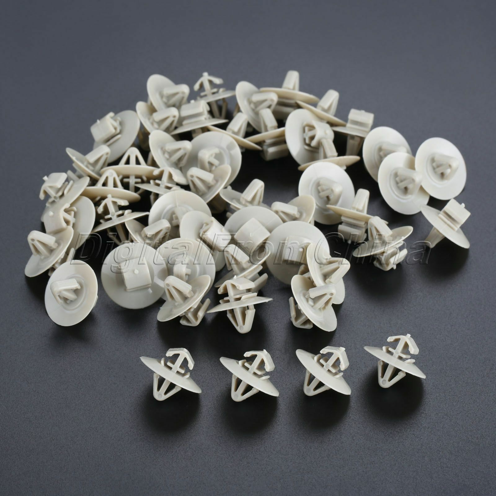 50x Car Auto Door Trim Clips Retainers Side Moulding for Renault Kangoo Master