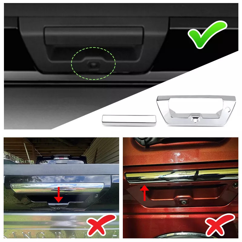 Tailgate Rear Handle COVER Back Door Overlay Trim Blue For FORD F150 2015-2020