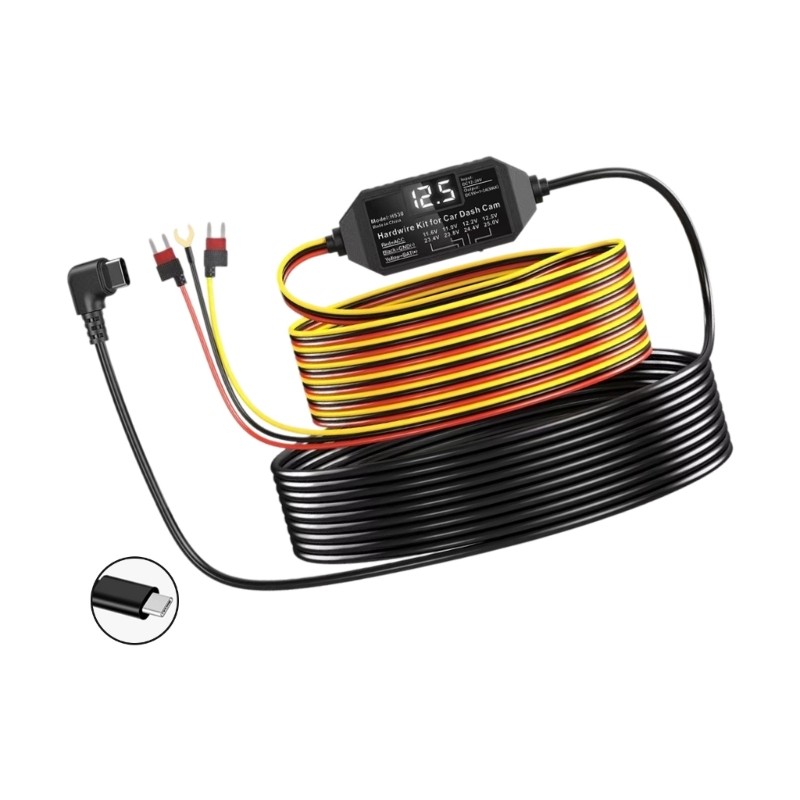ABS Car Recording Device Charging Cable Including Regulator Mechanism