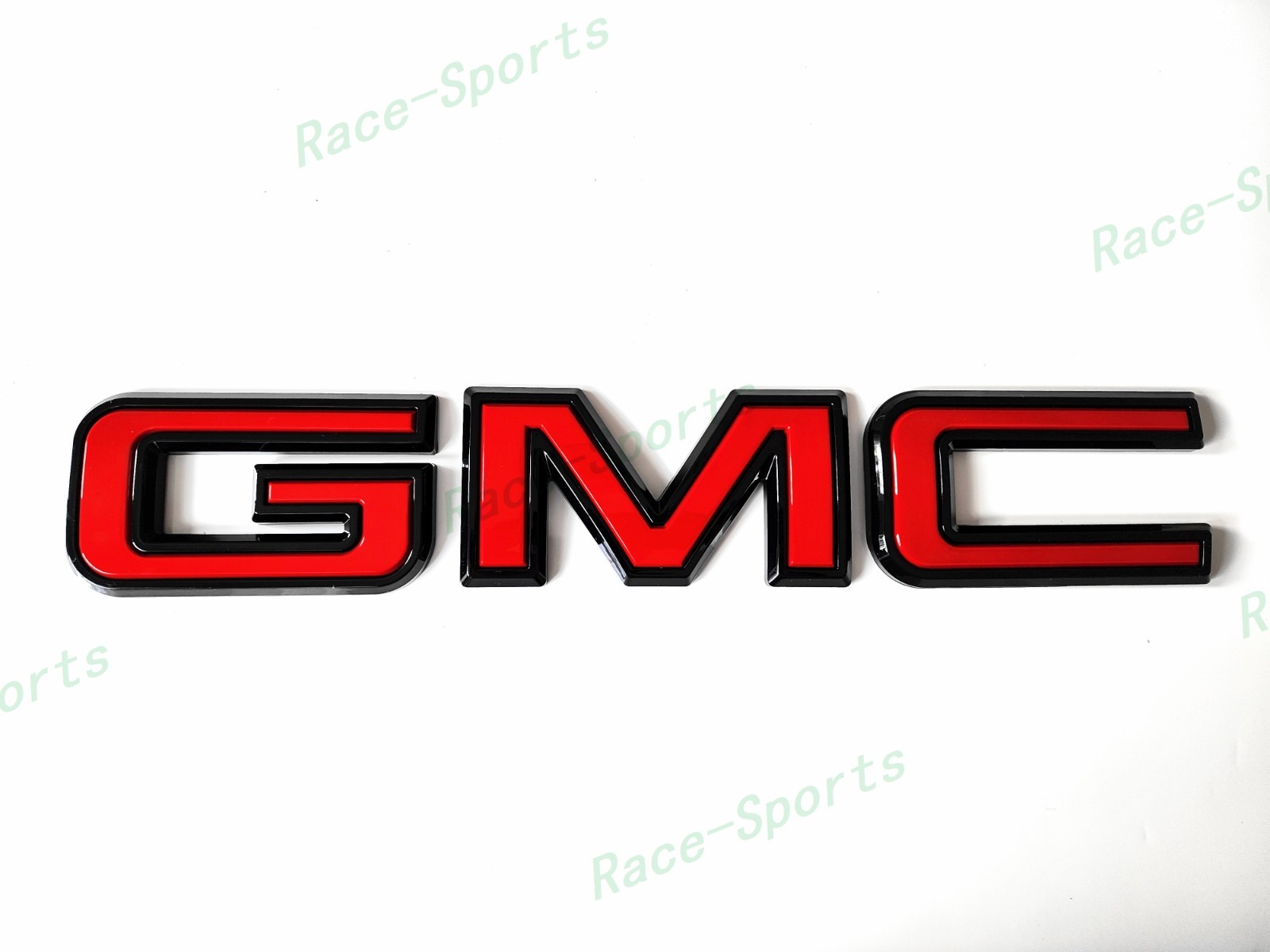 Replacement Front Grille Rear Tailgate Black Red GMC Emblem Badge 2024+ Acadia