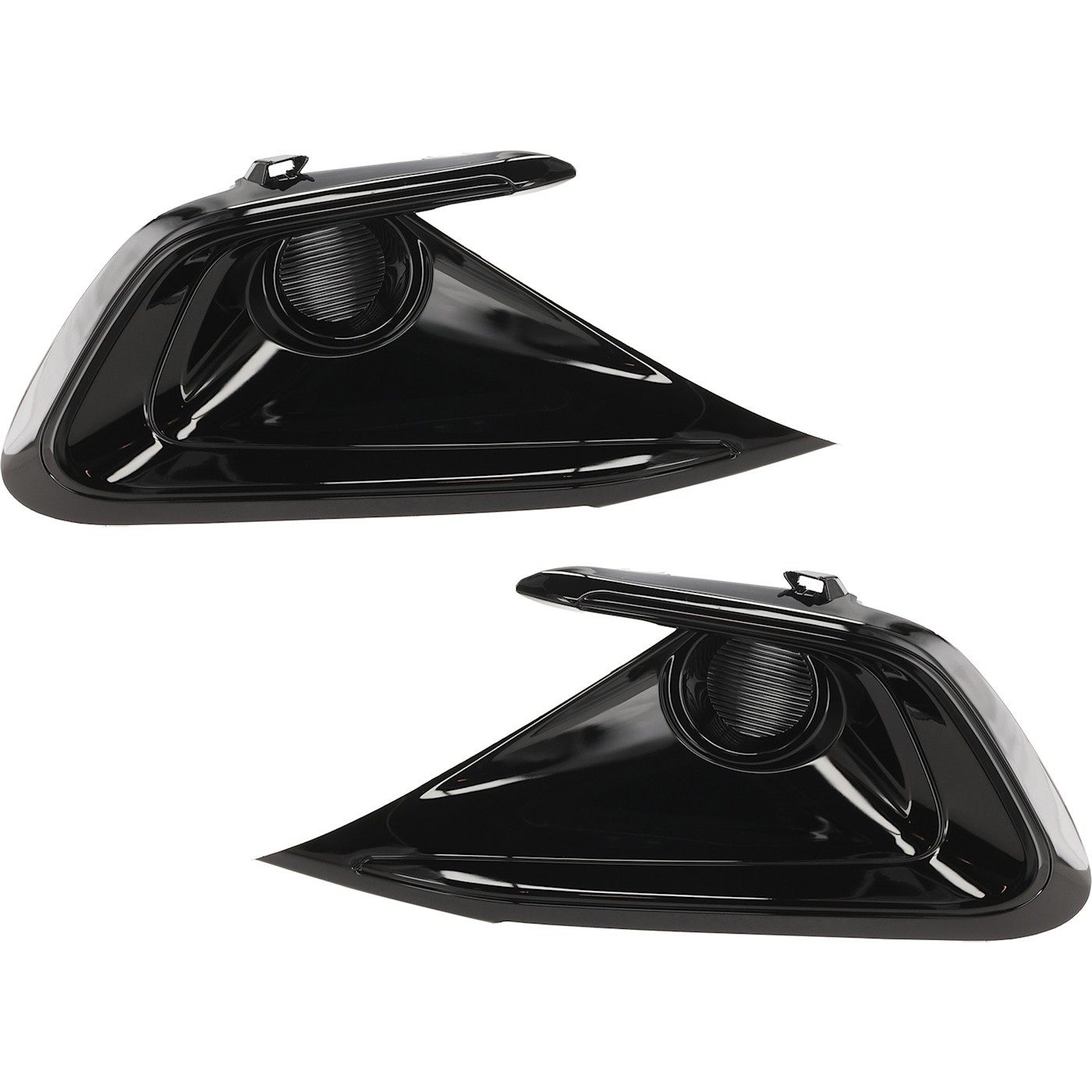 Fog Light Covers Set of 2 Front Driver & Passenger Side Left Right Pair