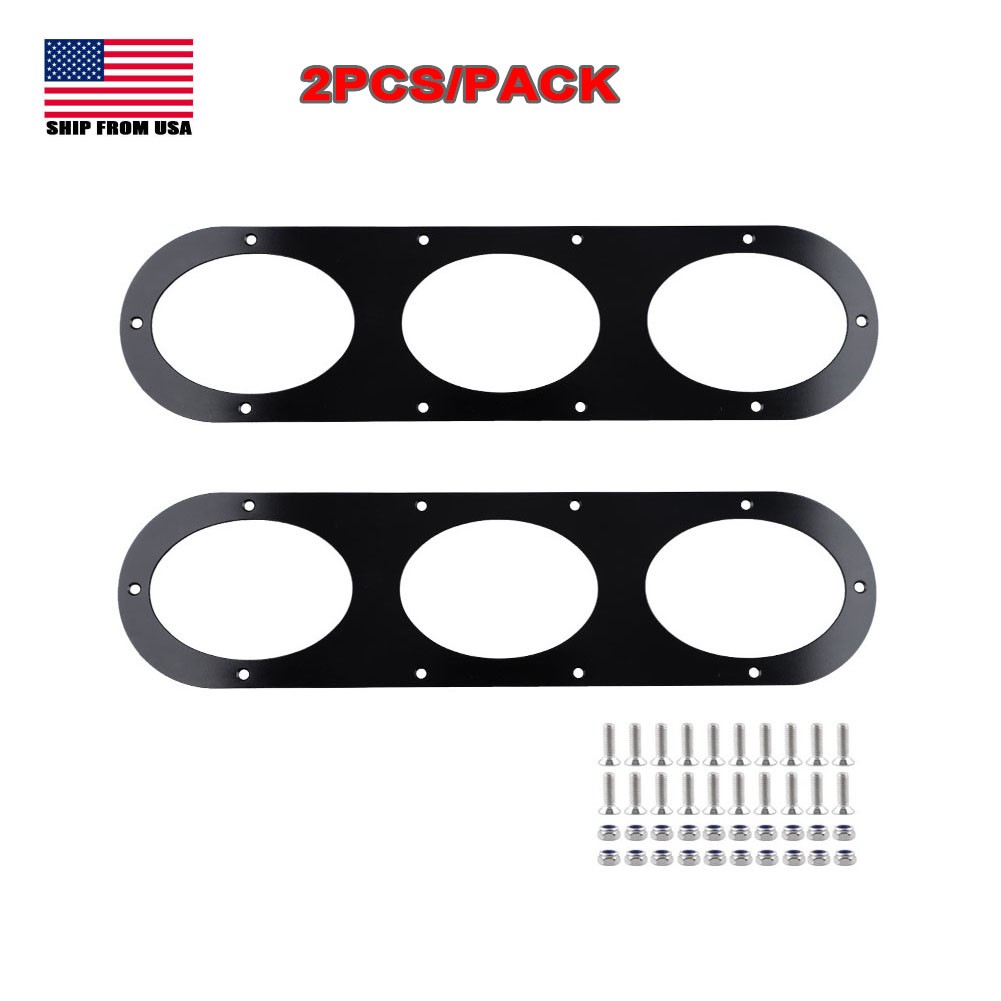 2X Universal Car Aluminium Alloy Rear Bumper Race Air Diversion Diffuser Panel
