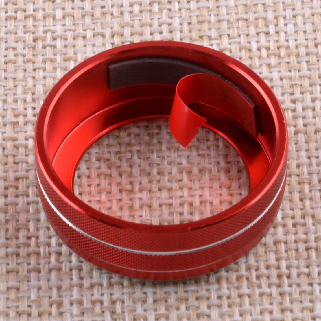 3pcs Red AC Switch Knob Trim Ring Cover Fit For Honda CRV CR-V 2017-2020 year