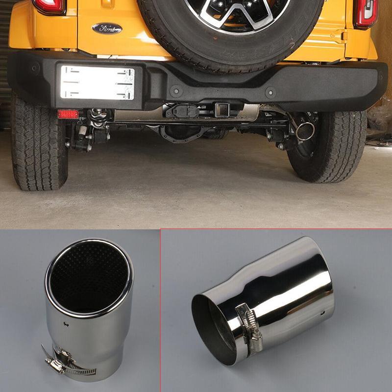 Stainless steel Rear Exhaust Muffler Tip End Pipe For Ford Bronco 2021-2022 2023