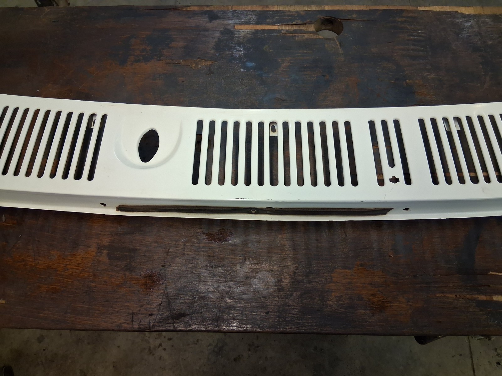 1980 1986 Ford Truck or Bronco windshield wiper cowl vent plate