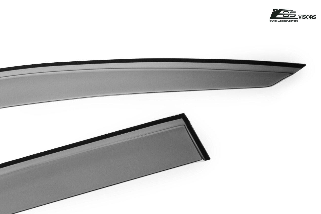 For 17-22 Nissan Rogue Sport JDM Smoke Tinted Side Window Visor Rain Deflectors
