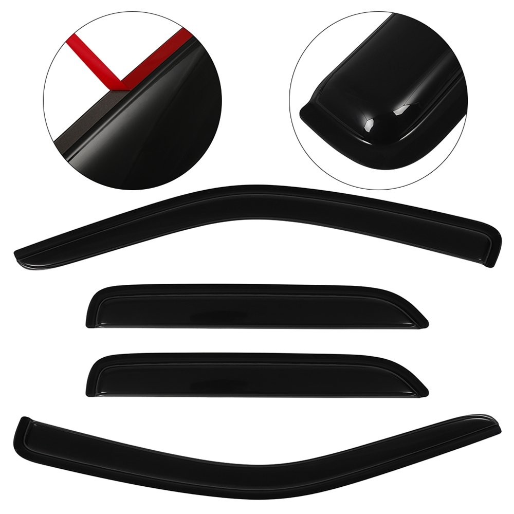 For 2004-2012 Ford Escape Window Visor Vent Rain Shades Guards Deflectors