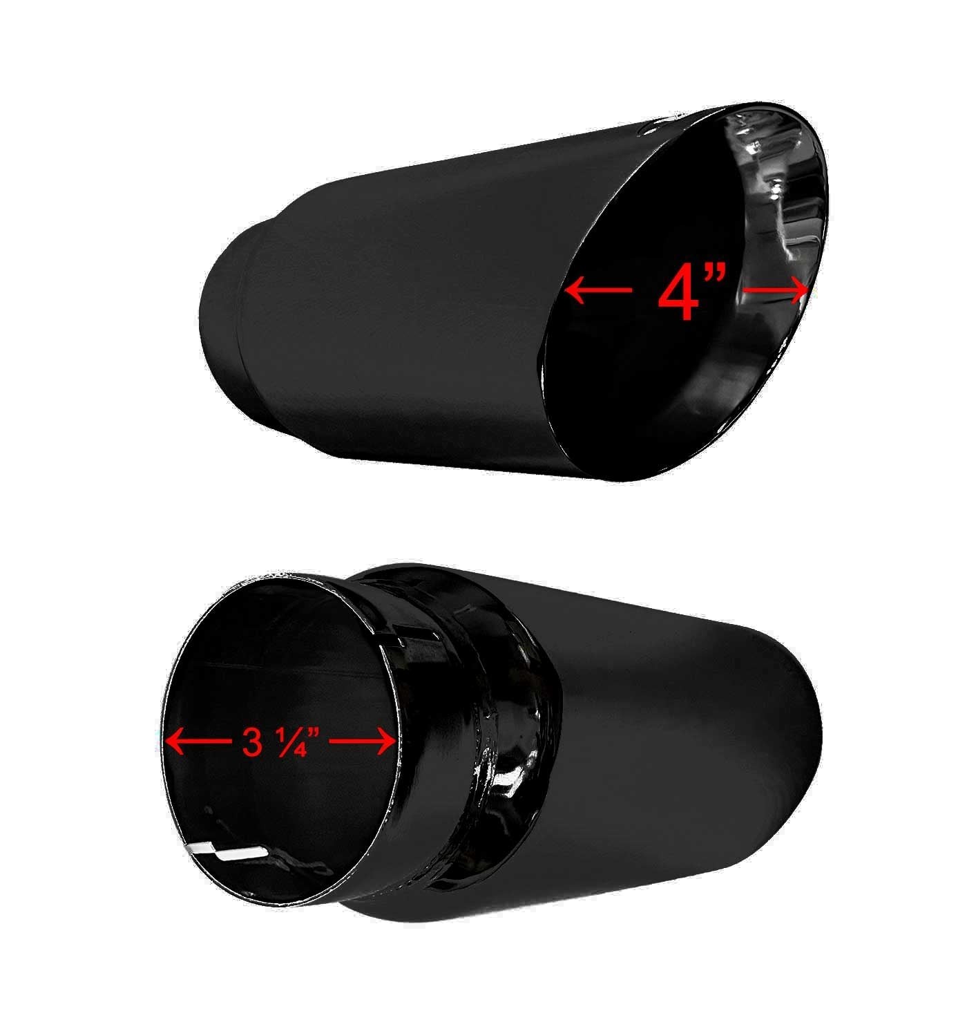 2021-2024 F-150 OEM Ford Performance M-5260-BCT1 Black 4″ Clamp On Exhaust Tip