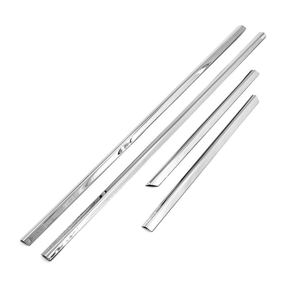 For 2009-2018 Dodge Ram 1500 QUAD Cab Stainless Steel Chrome Window Sill Trim