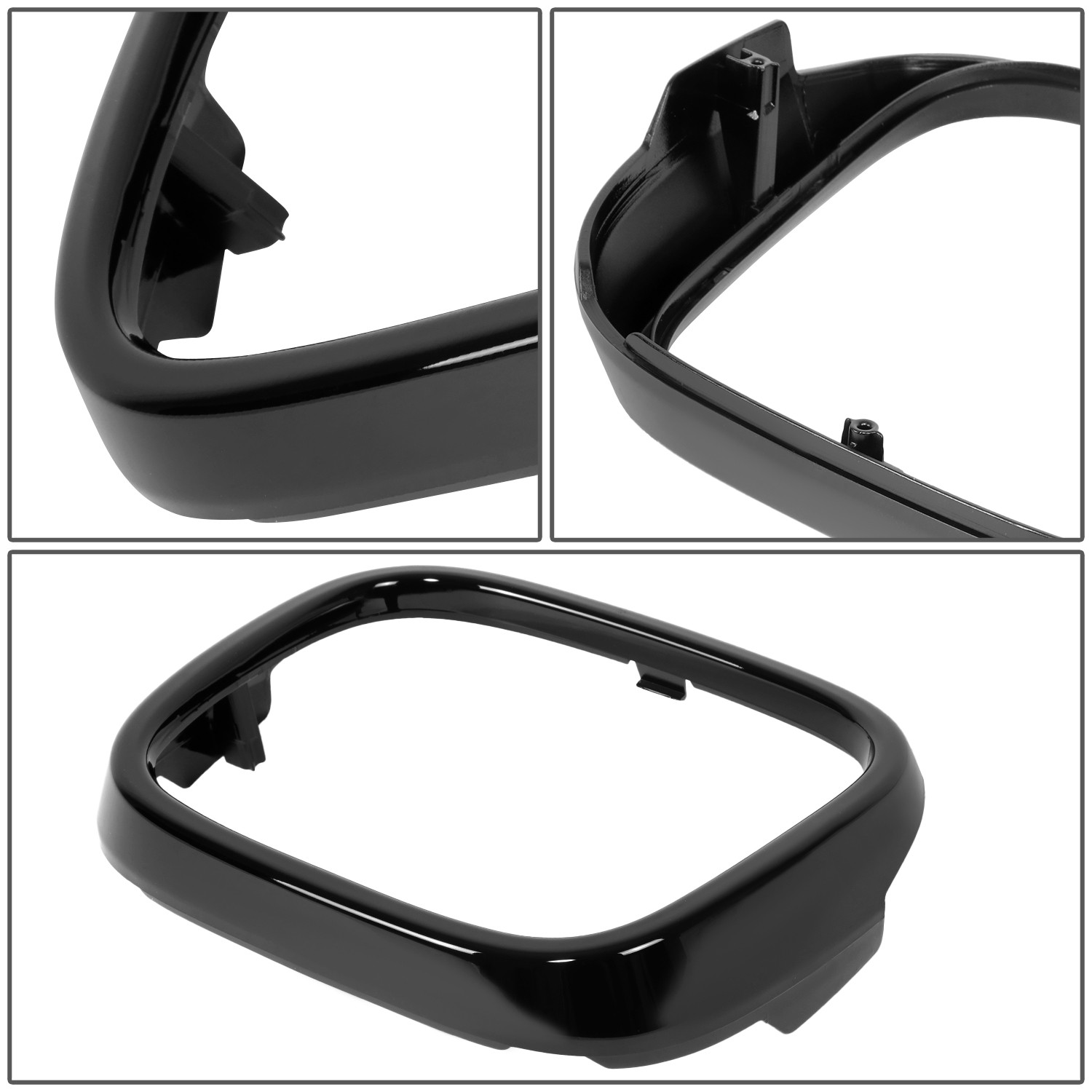 For 19-21 Honda Passport Factory Style Front Grille Trim Molding Glossy Black
