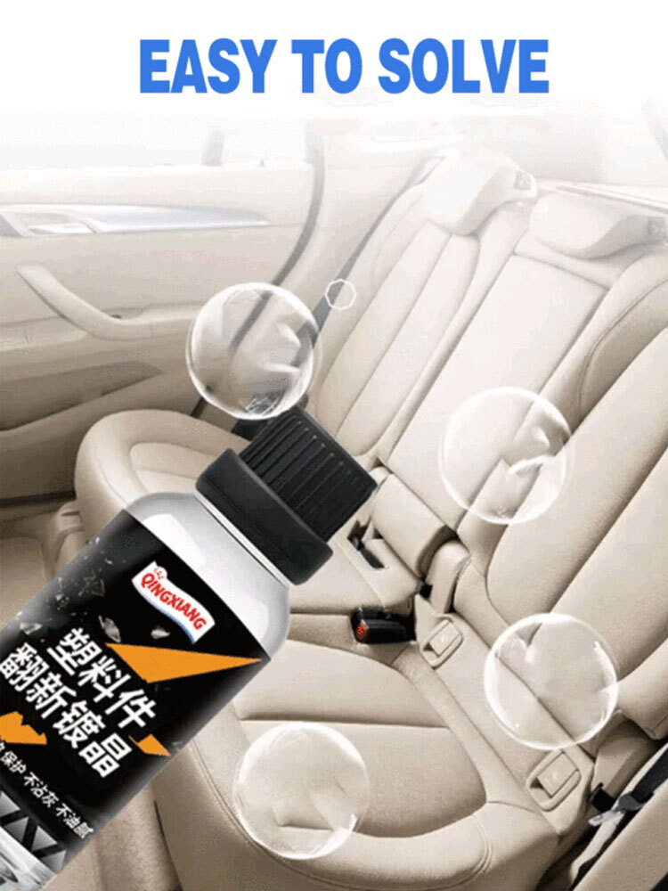 Car Plastic Restorer Back To Black Gloss Clean Polish Repair Coating Renovator.