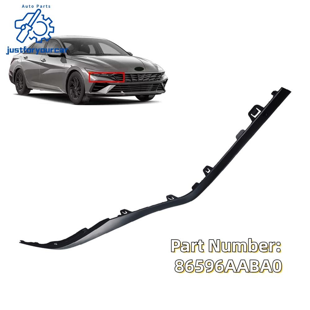 For 24-25 Hyundai Elantra Passenger Right Side Front Bumper Lower Trim Molding