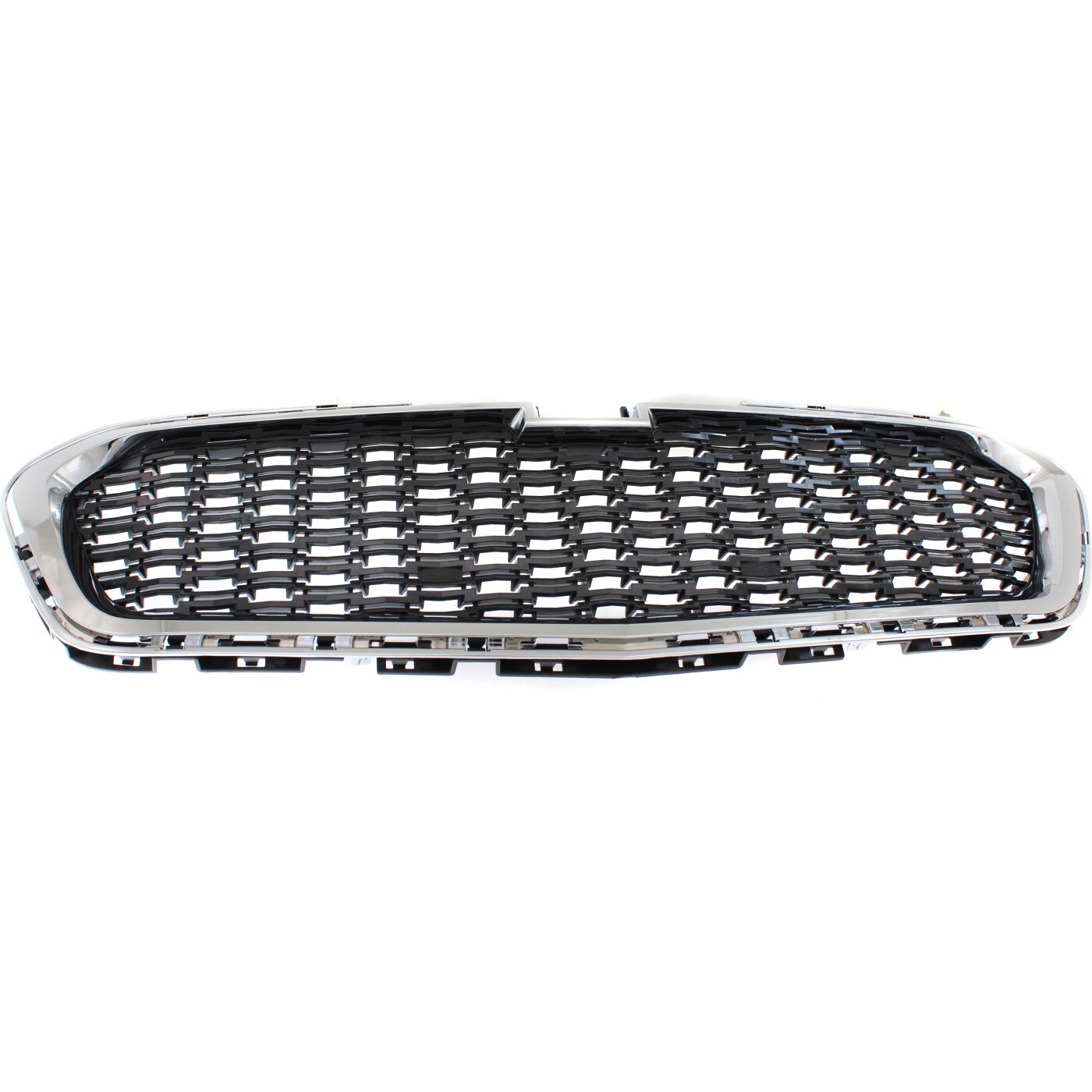 Grille For 2014-2016 Chevrolet Malibu With chrome molding Lower Black Plastic