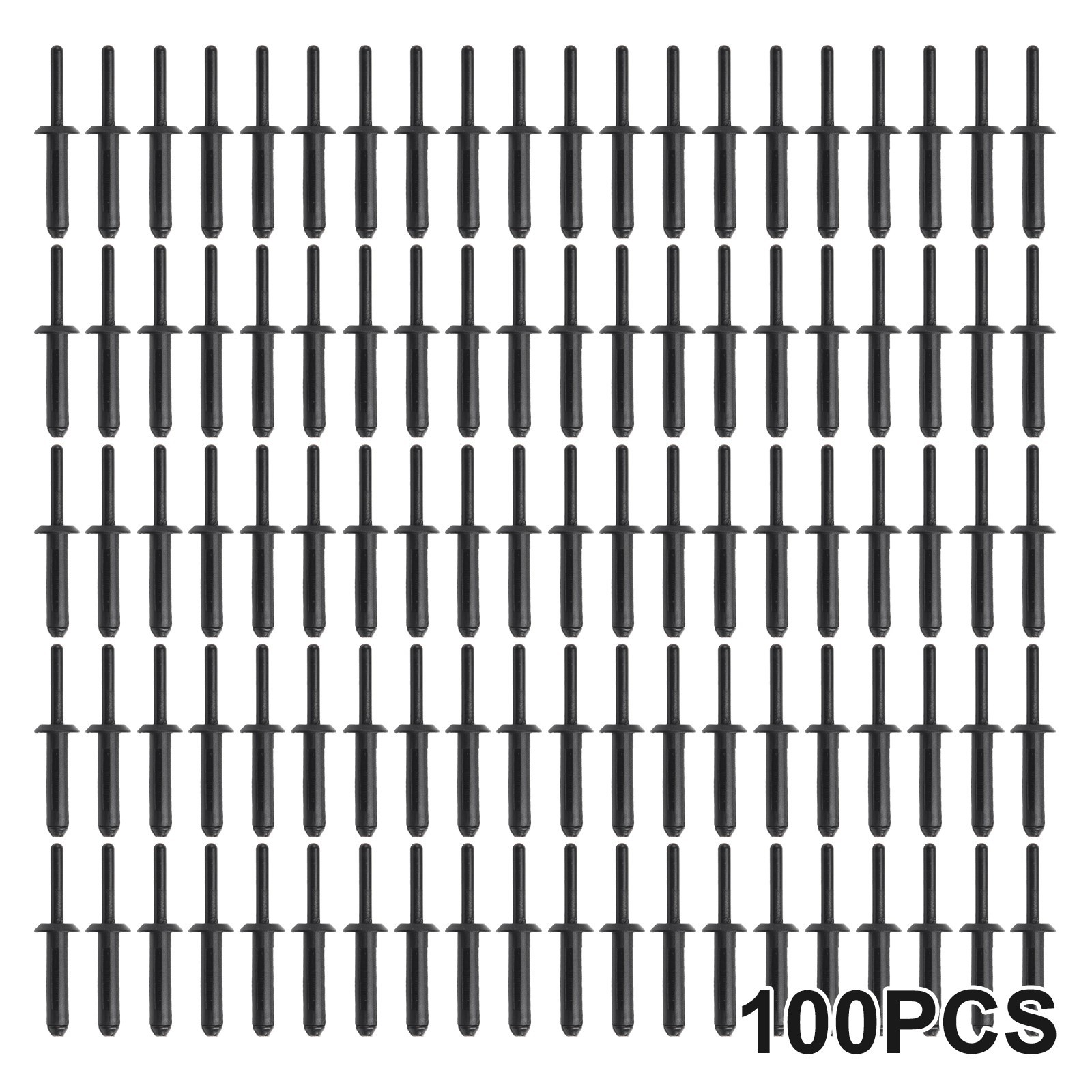 100Pcs/Set Nylon Blind Rivets 6500911 14063981 N803043S For Jeep For Dodge