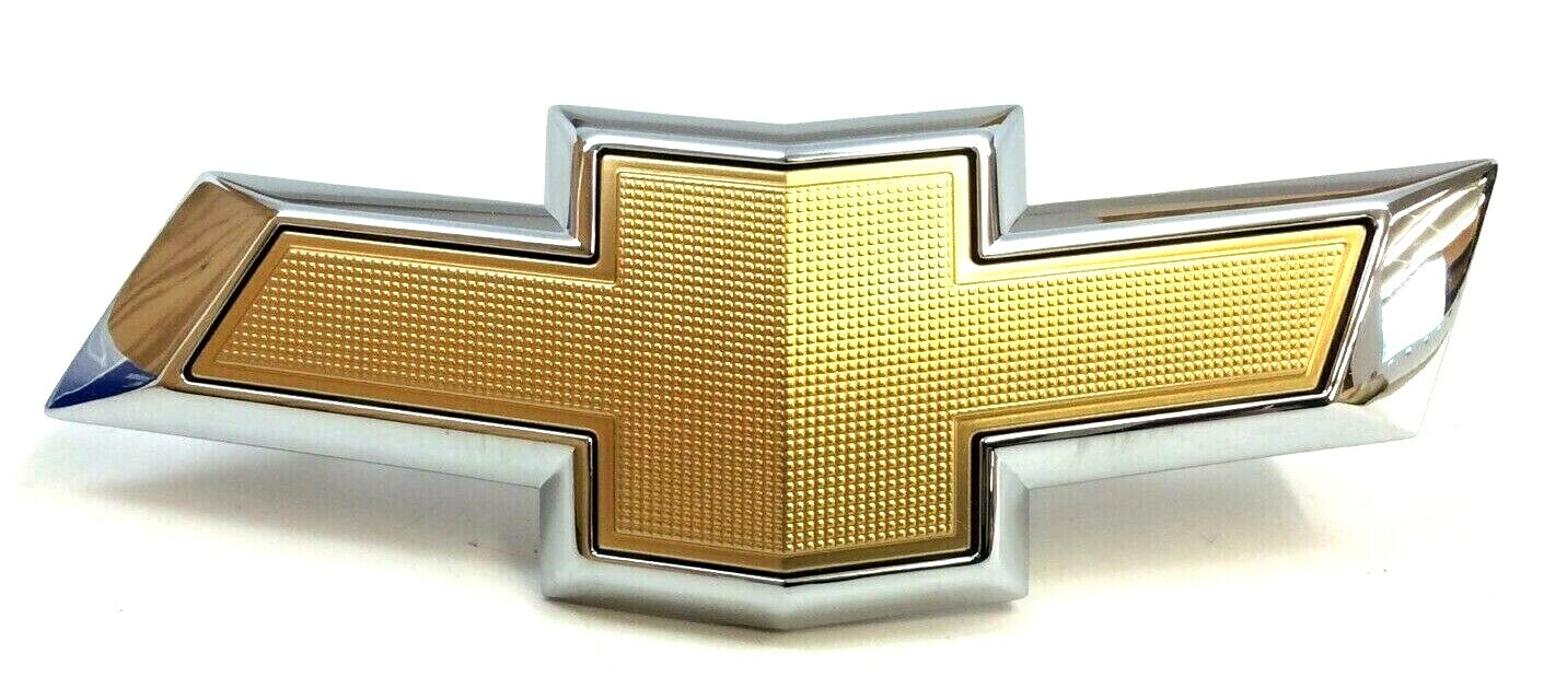 Chevrolet Cruze Volt Bowtie front grille gold Emblem new OEM 23382552