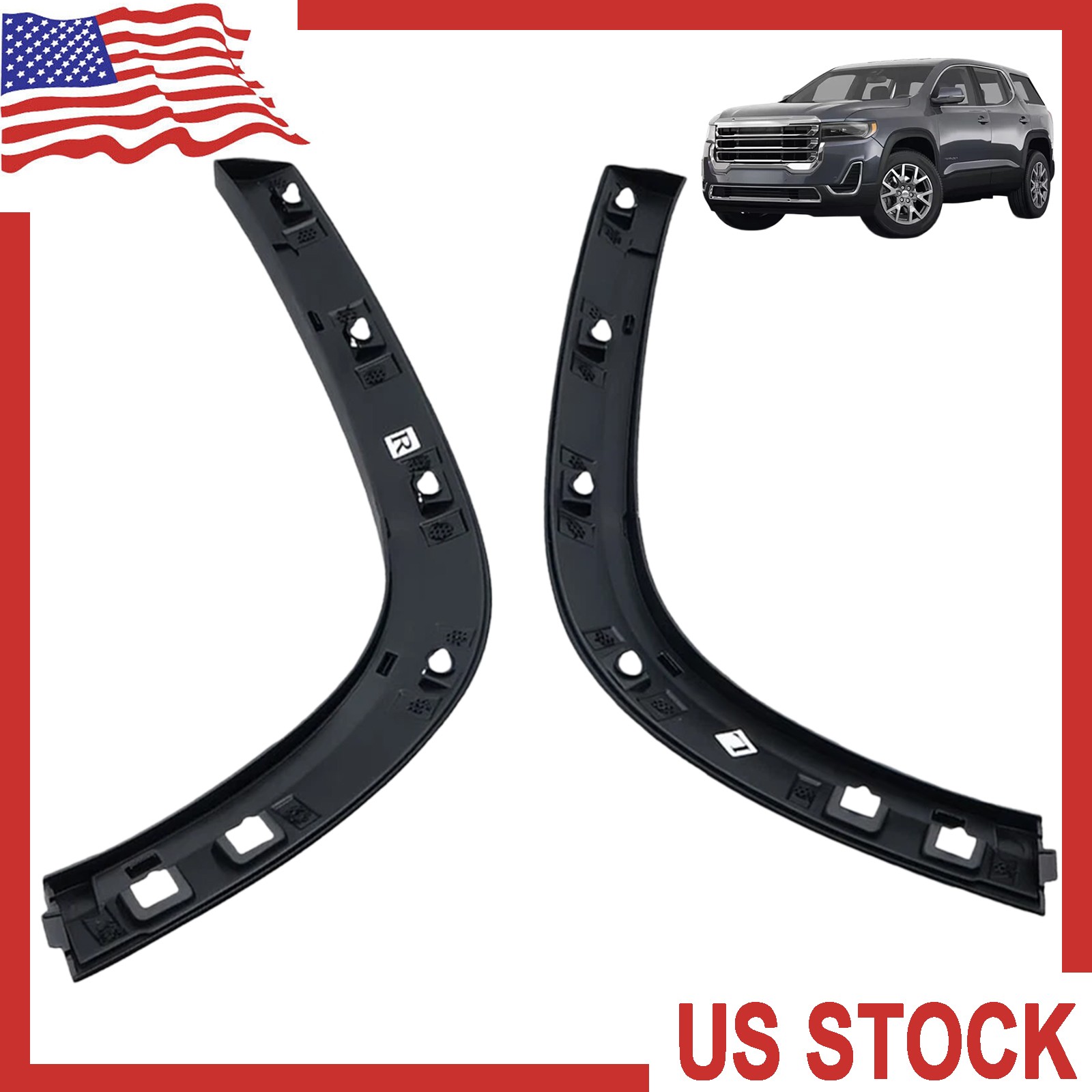 New Rear Left Right Side Wheel Opening Molding Assembly For 2017-2023 GMC Acadia