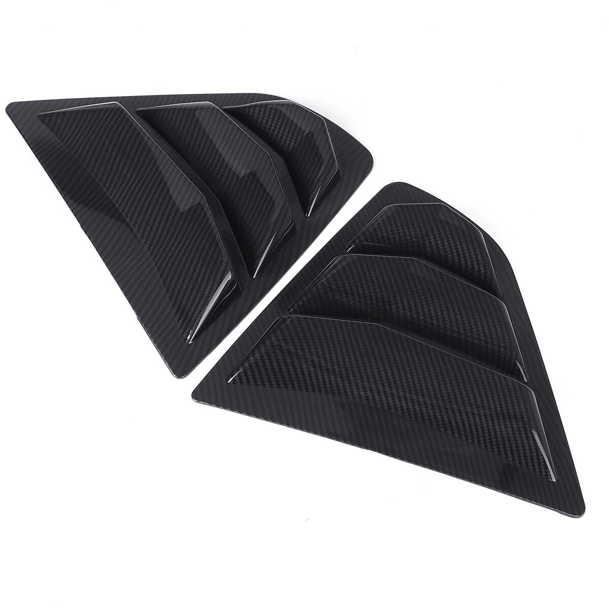 Carbon Style Rear Side Window Louver Cover for Toyota Camry 2018 2019 2020 2024