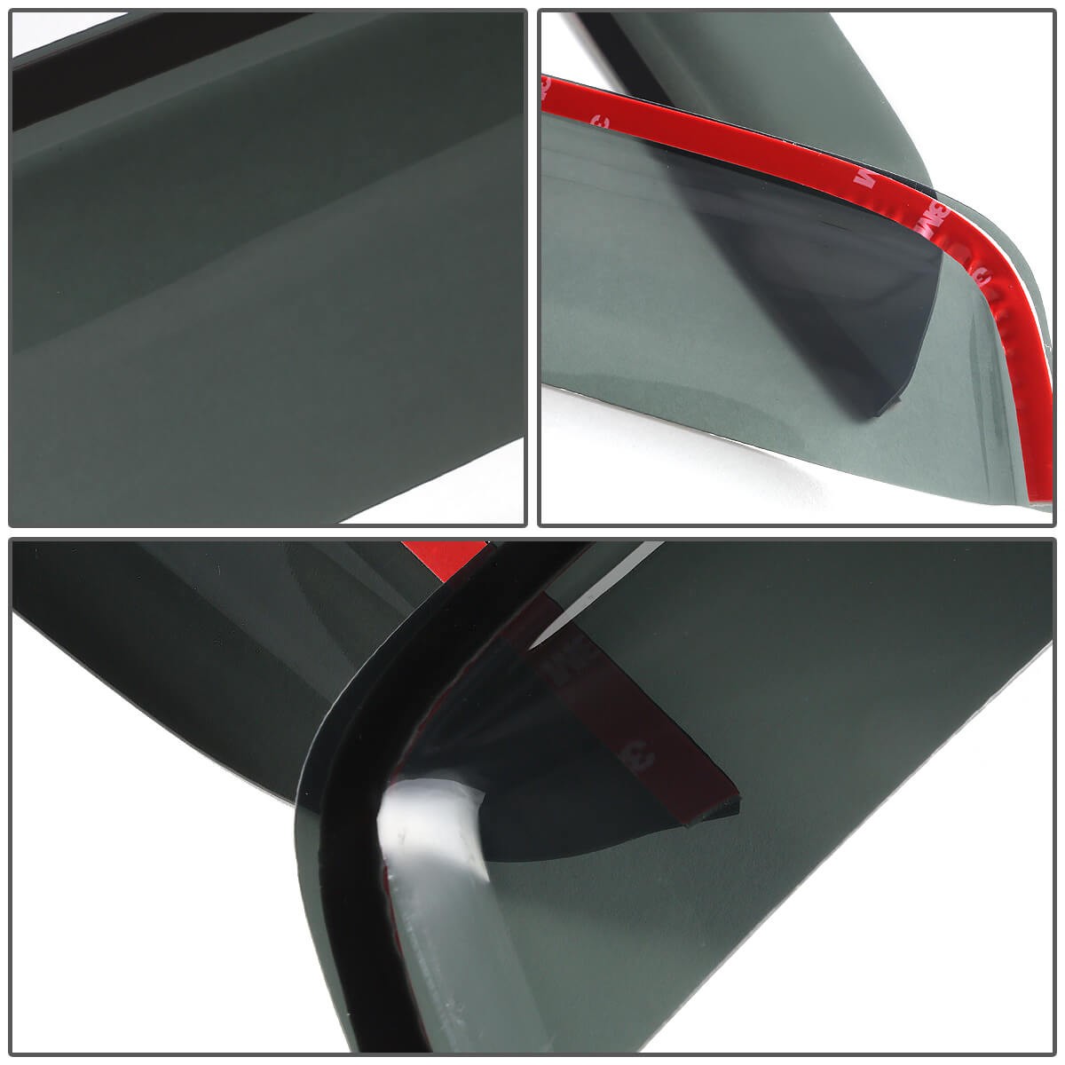 FOR 01-10 BMW X5 E53/E70 SMOKE TINT WINDOW VISOR SHADE/VENT WIND/RAIN DEFLECTOR