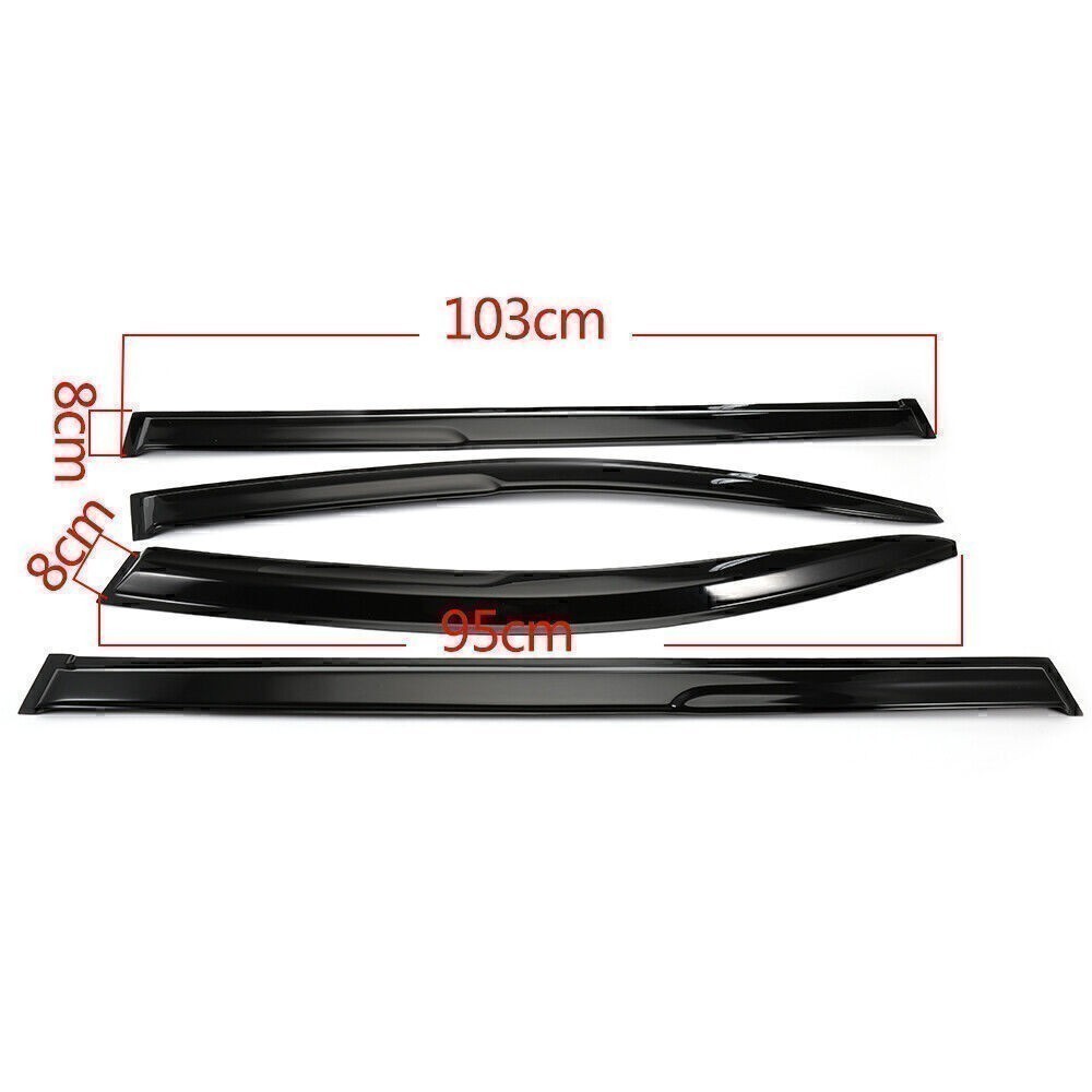 For Toyota Sienna 2011-2019 Window Visor Rain Guard Deflector Vent Sun Shades*