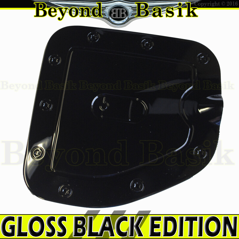 For 2005-2015 Toyota Tacoma(SHORT Bed ONLY) Gas Door COVER Overlay GLOSS BLACK
