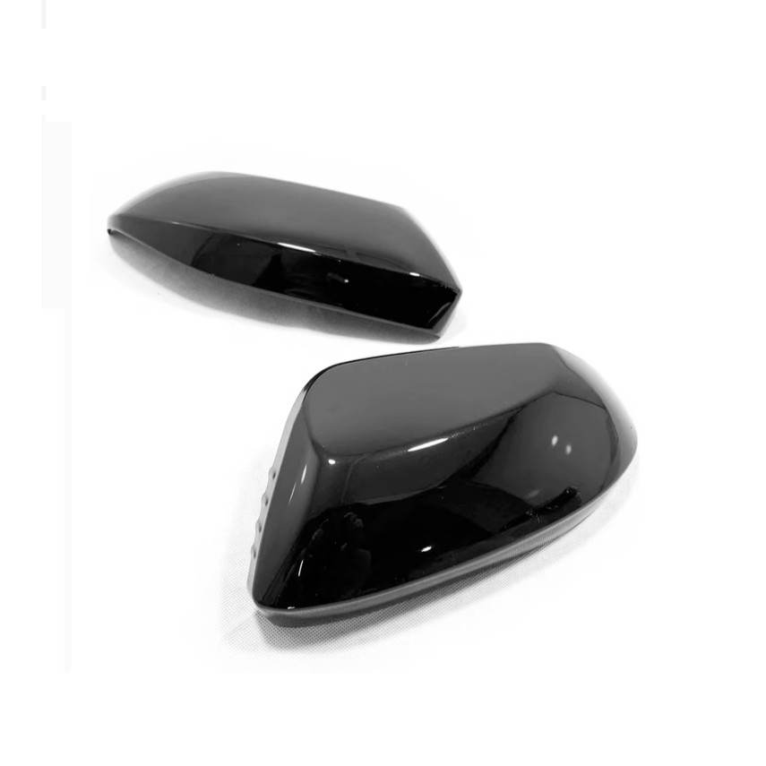 For Toyota Corolla 2019-2026 Bright Black Side Mirrors Rearview Trim Cover