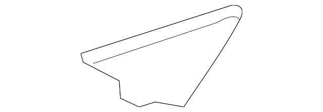 Genuine Porsche Window Guide Cover 992-837-307-A-OK1