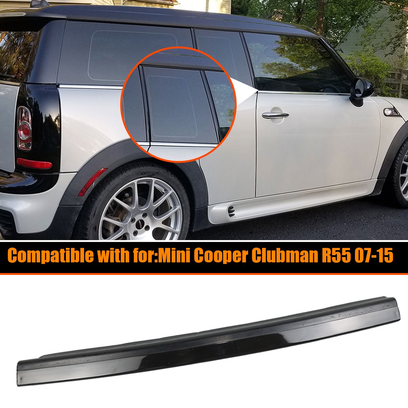 For Mini Cooper Clubman R55 2007-2015 Right B Column Protect Cover Pillar Trim