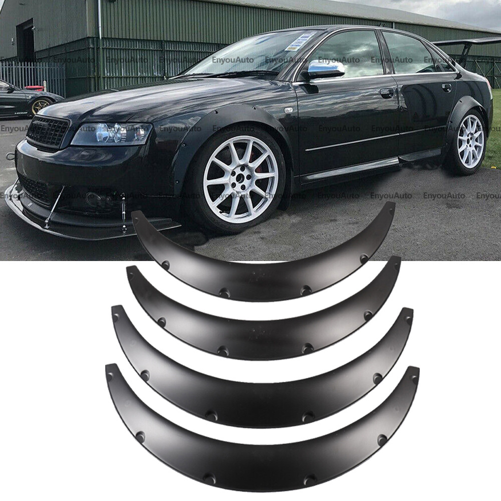 32″For Audi Universal Fender Flares Wheel Extra Arches Wide Body Kit 4Pcs