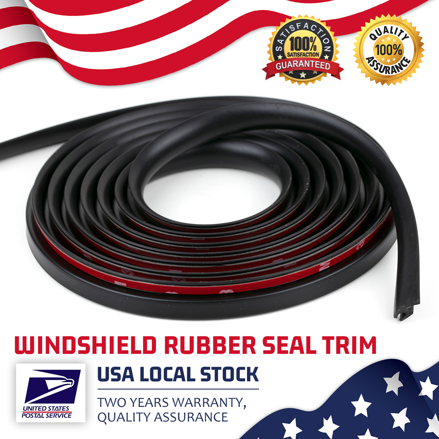 High-quality OEM 10ft H-Shaped Rubber Auto Sunroof Seal Trim Strip with Adhesive