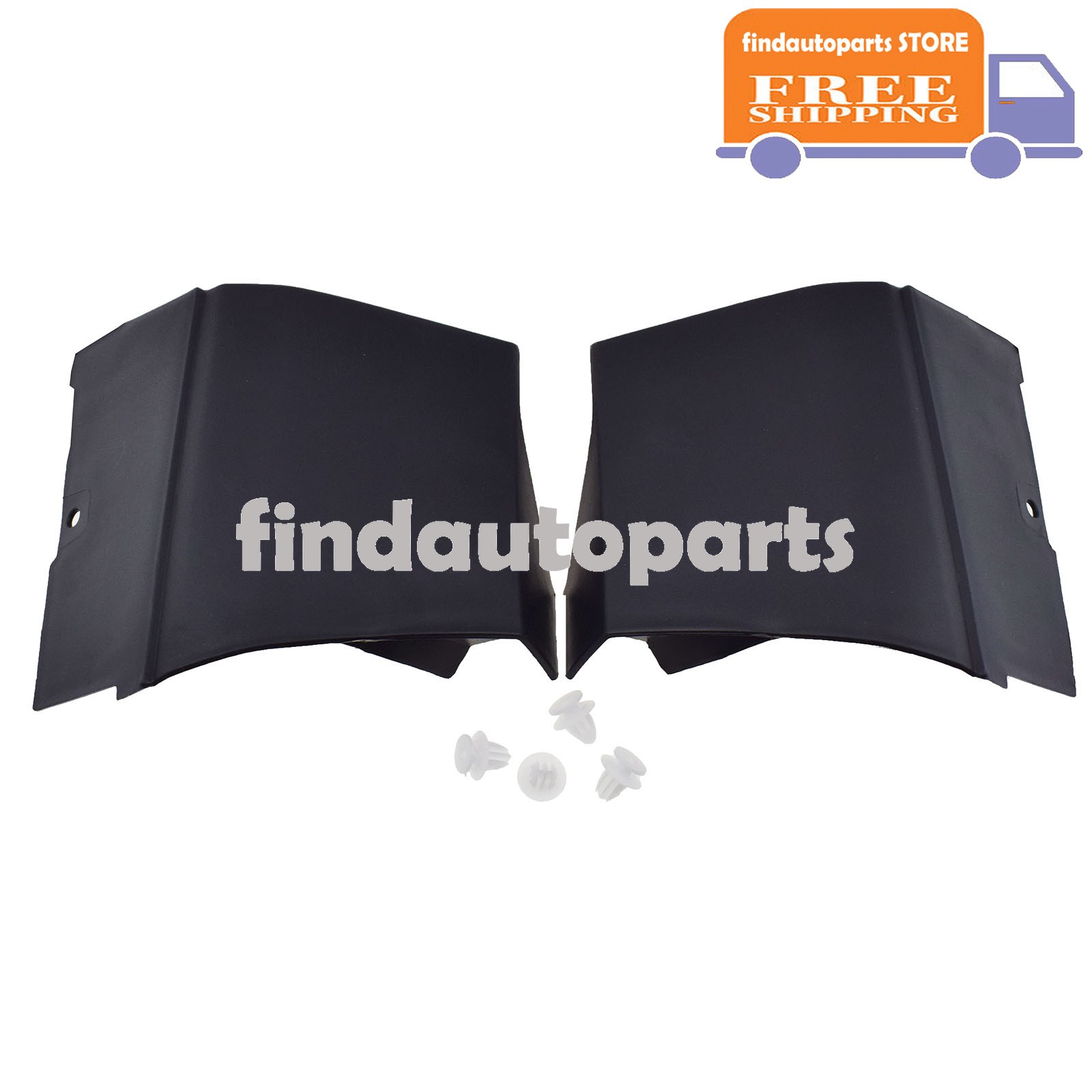 2Pcs Left & Right Side Front Lower Molding For Mazda 2016-2021 CX-3