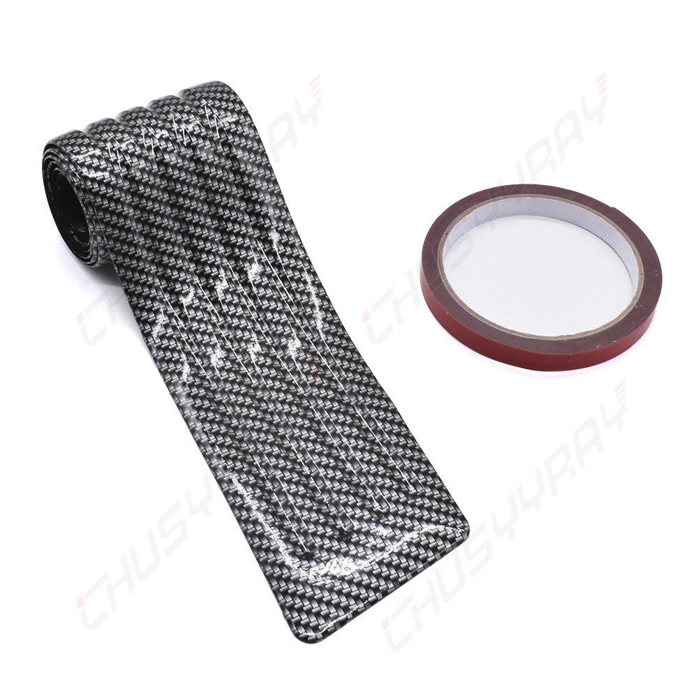 Car Rear Bumper Protector Guard, Carbon Fiber Anti-Scratch Trunk D Size: 90x7cm