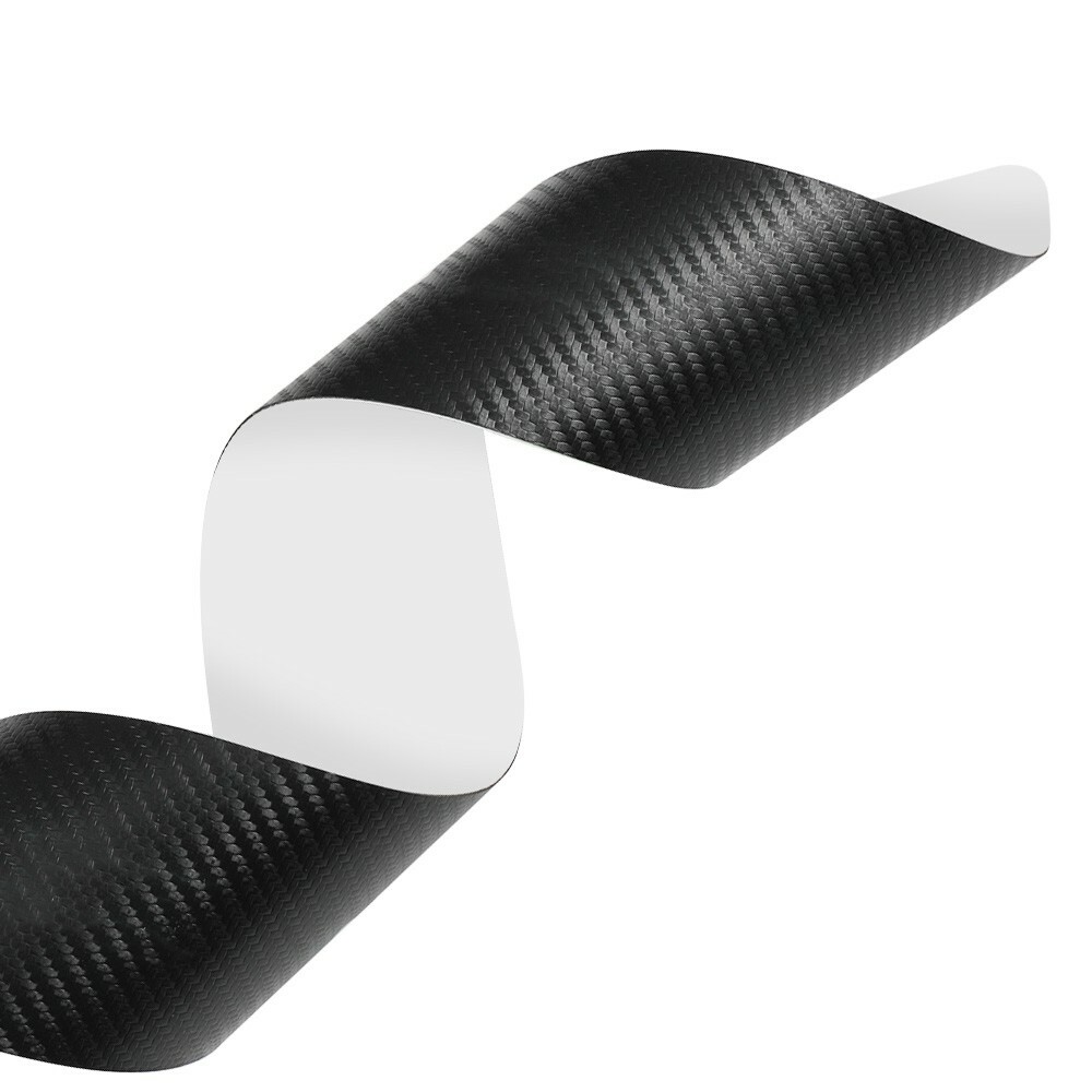 4pcs For Chevy Suburban 1500 Carbon Fiber Red Car Door Scuff Sill Cover Step