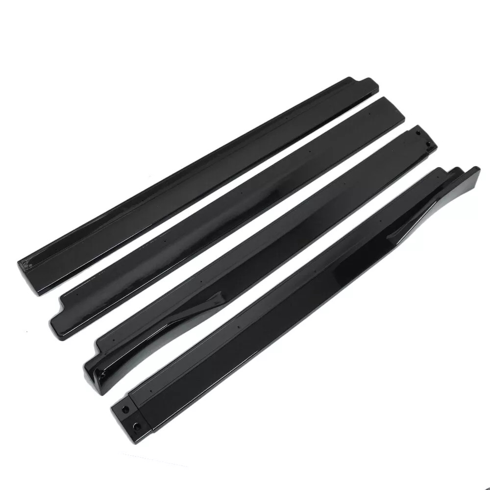 For Toyota Camry LE SE XSE XLE 18-2024 V Style Gloss Black Side Skirt Extension