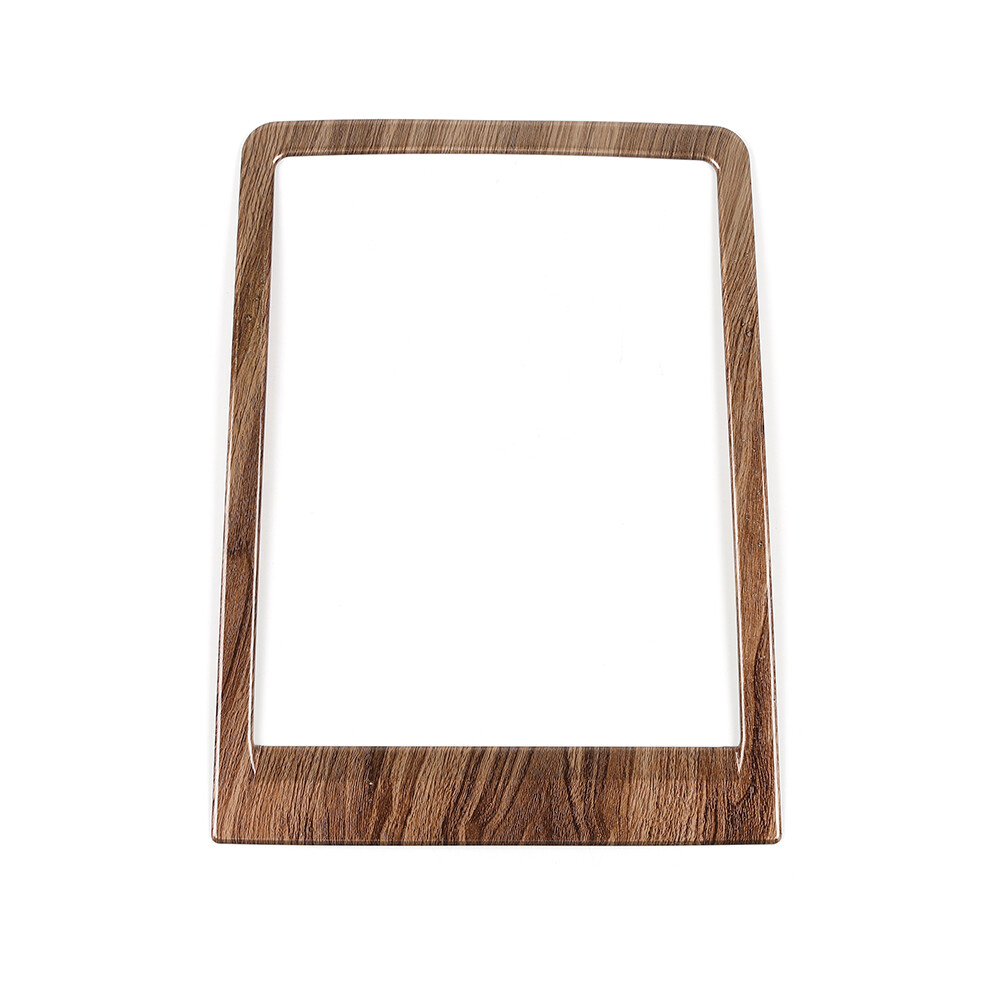Center Console Dashboard Storage Box Frame Trim For Ford F150 2015+ Wood Grain