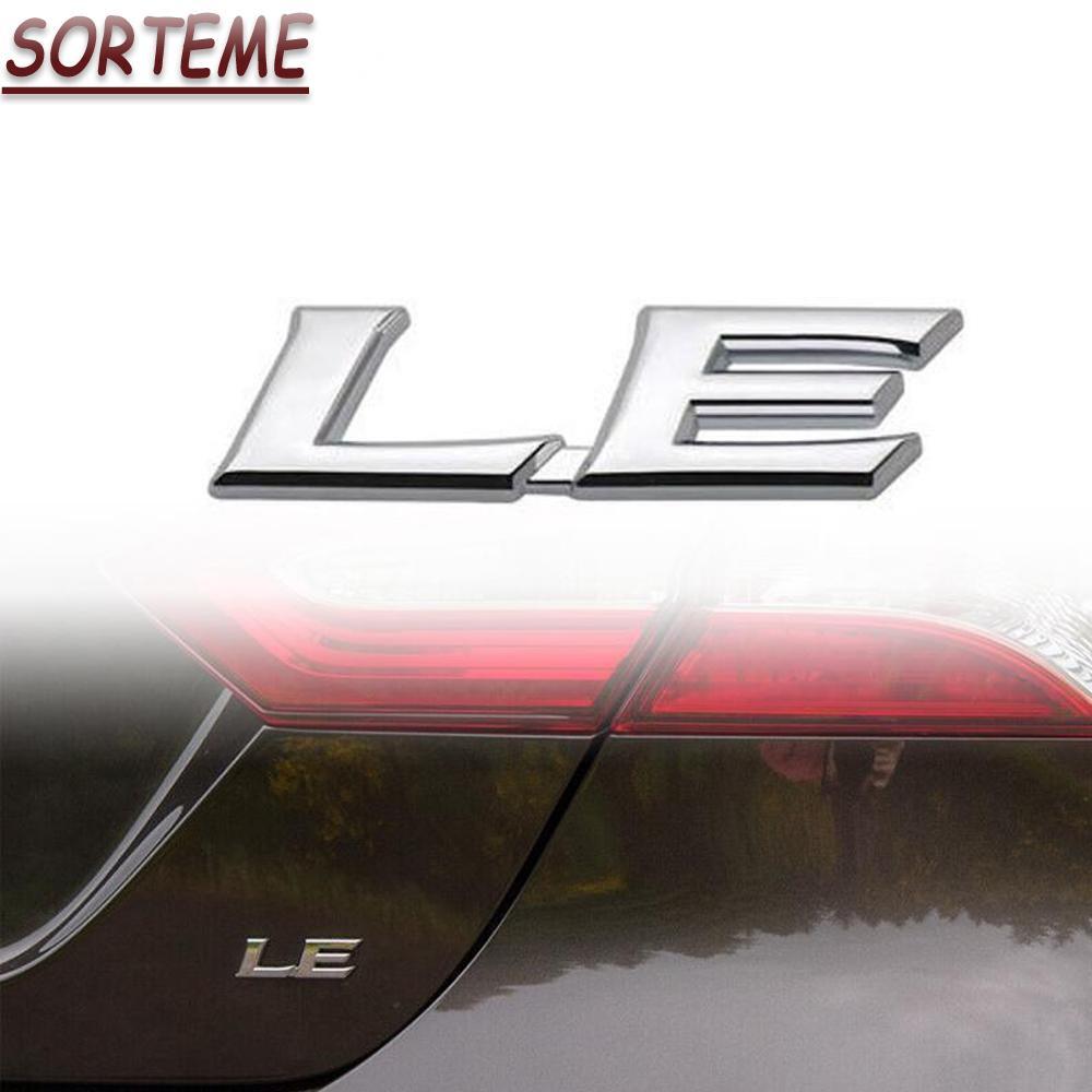 Fit For Camry Prius Sienna ” LE ” Rear Trunk Tailgate Emblem Badge Chrome