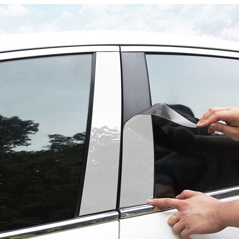 6x Silvery Pillar Post Door Molding Trim Fit For Dodge Durango 2011-2023 2024