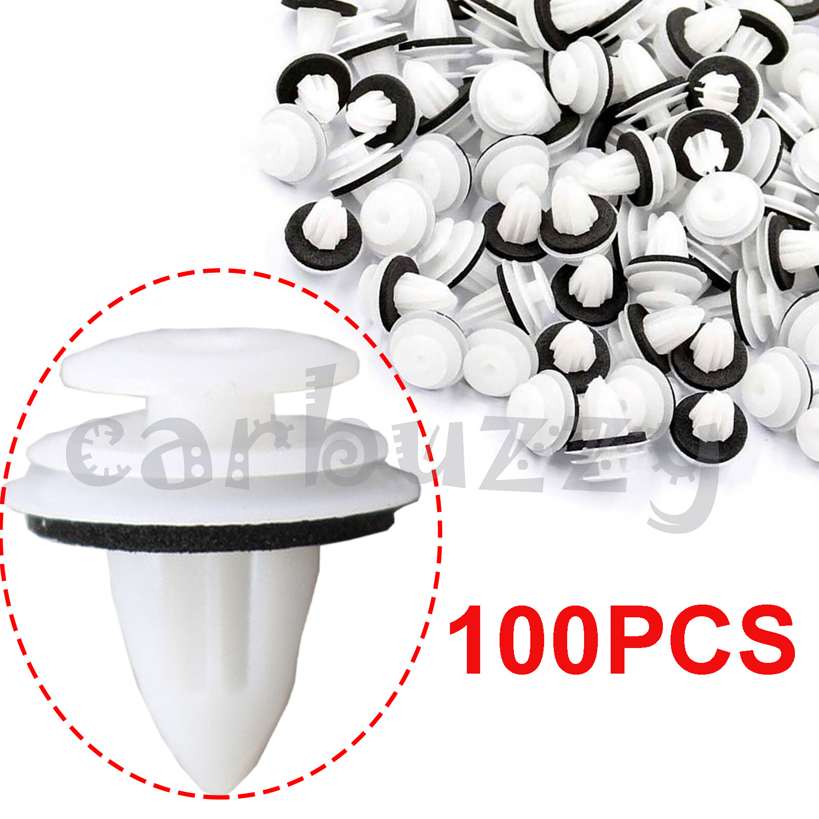 9MM Hole Car Door Trim Retainer Clips For Mitsubishi Eclipse Endeavor Galant
