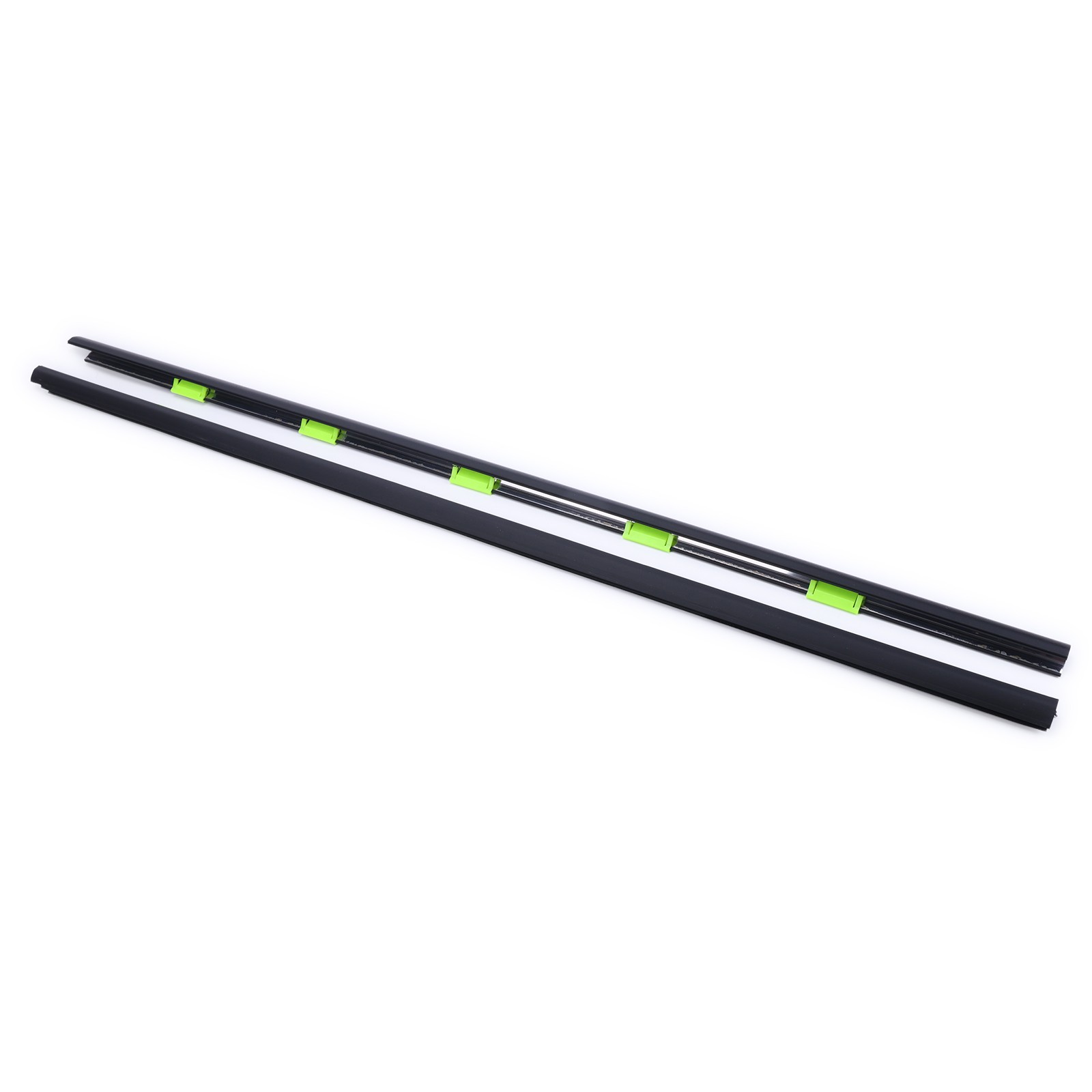 2PCS Door Weather Strip Window Belt Seal Molding Trim For 1996-2000 Honda Civic