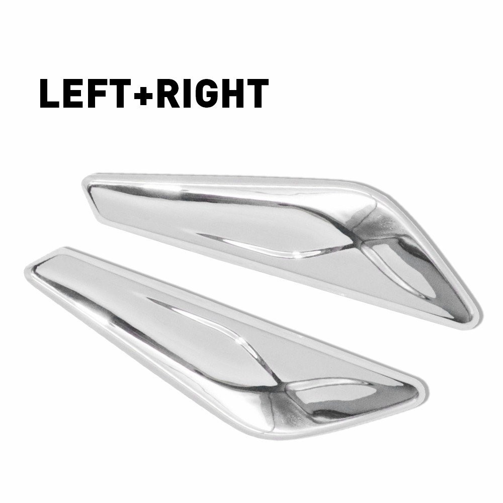For 2015- 2017 BMW X3 F25 BMW X4 F26 Chrome Side Fender Trim Front Left & Right