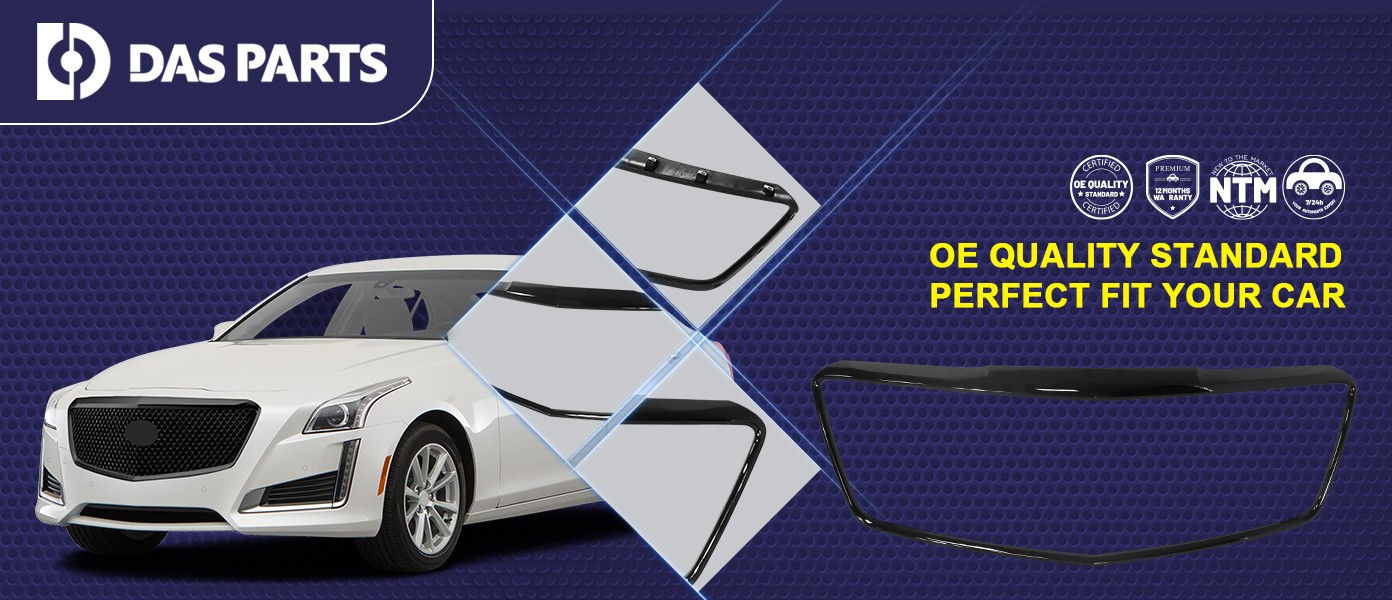 GM1202105 84124872 Grill Grille Trim For 2015-2018 Cadillac CTS Center Black